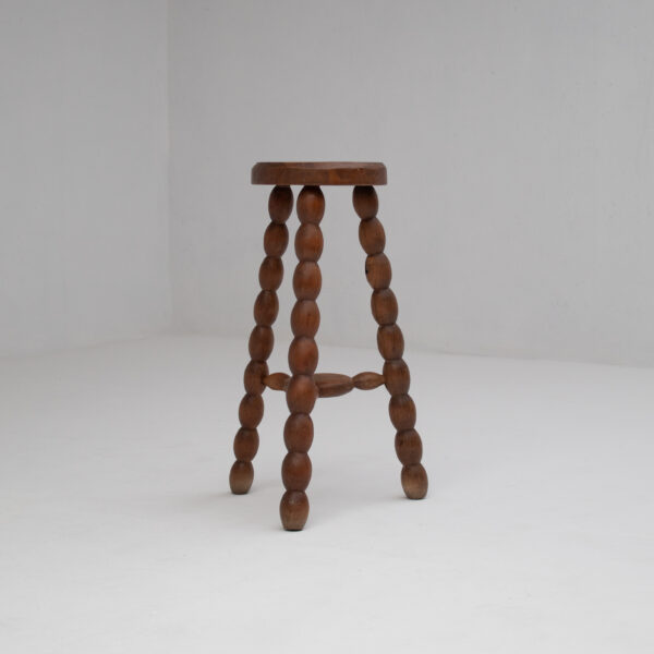 Bobbin Stool in Solid Walnut Wood