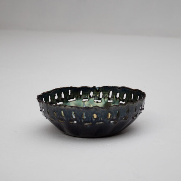 Cellini Sculptural Ceramic Bowl, Italy