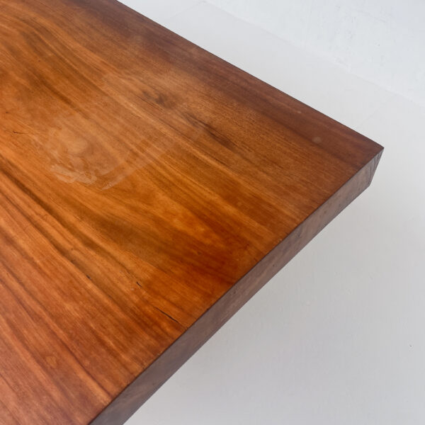 Sculptural Solid Wood Dining Table